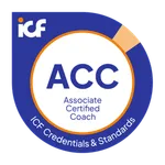 ICF Associate Certified Coach credential badge